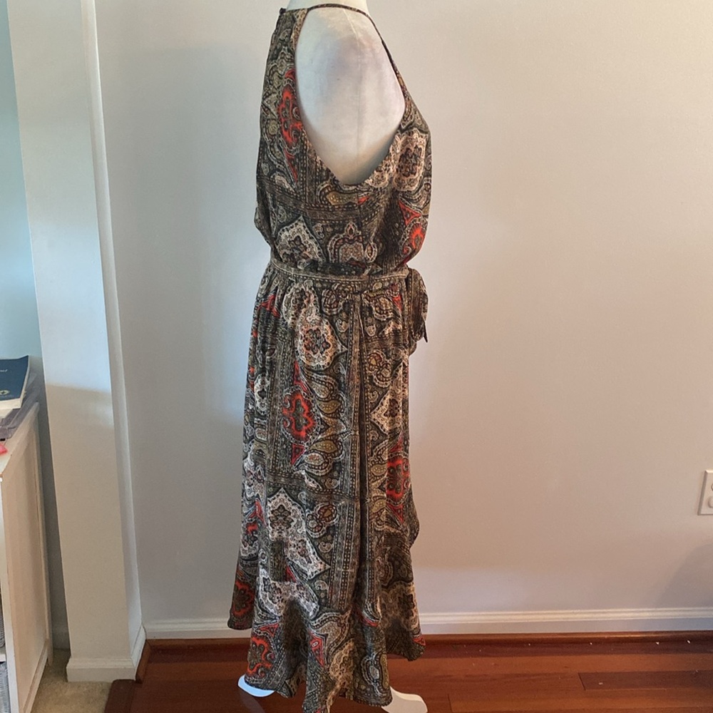 Express Multicolor Patterned Halter Dress - Picture 5 of 14